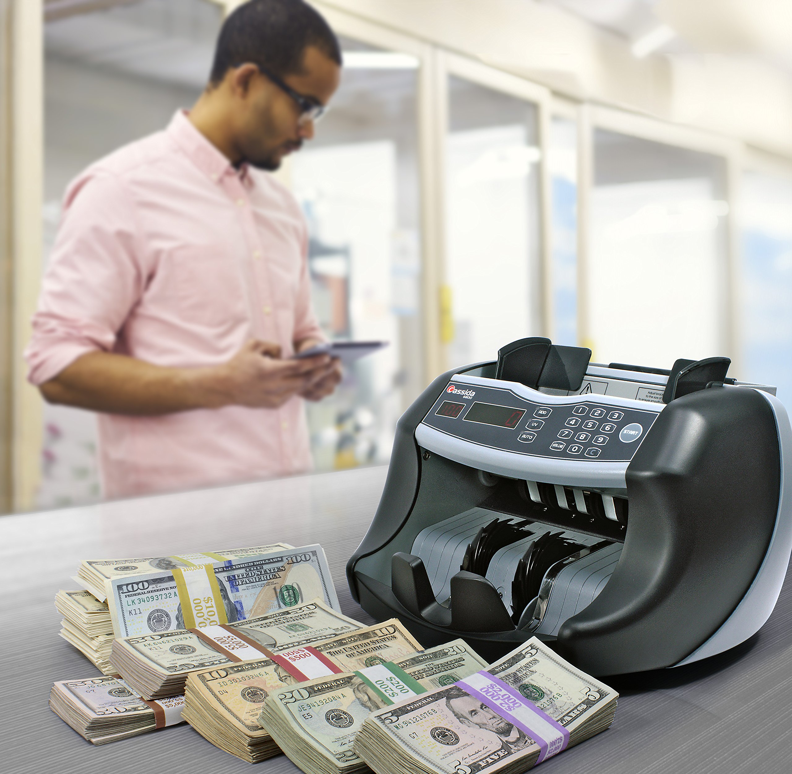 Cassida 6600 Ultraviolet Counterfeit Detection Business Grade Currency Counter