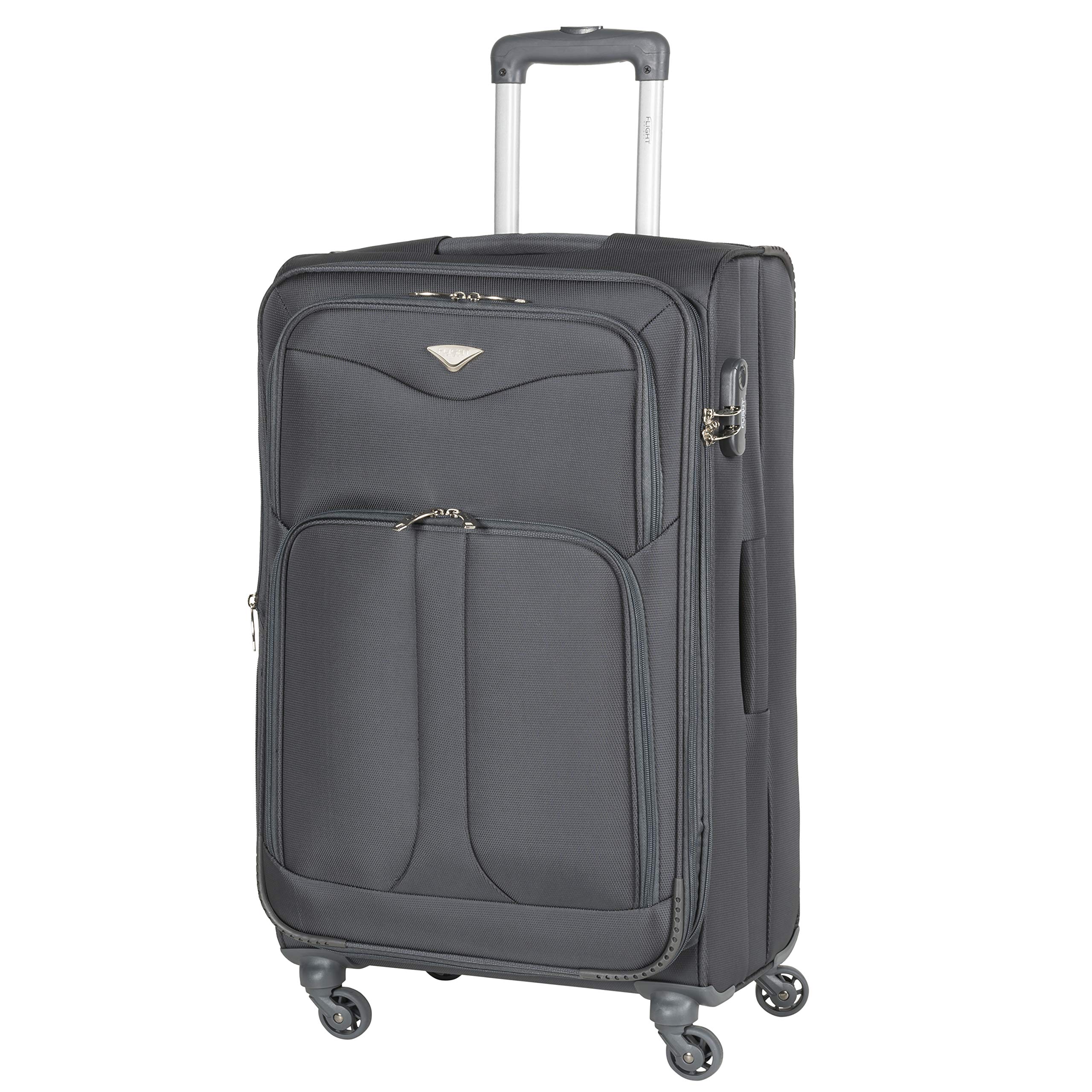 Buy Lightweight 4 Wheel 800D Soft Case Suitcases Maximum Size for Delta