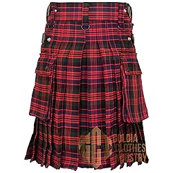Goldia Clothes Industry Tartan Kilts l Men's