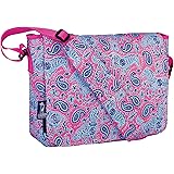 Messenger Bag, Wildkin 13 x 10 Inch Messenger Bag, Includes Interior and Exterior Pockets and Velcro Closure, Ages 8+, Perfect for School, Sports, and Day Trips – Watercolor Ponies Pink