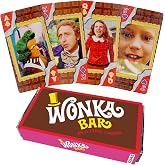 Aquarius Willy Wonka Chocolate Bar Premium Playing Cards &ndash; Themed Novelty Deck with 52 Unique Movie Designs &ndash; Collectible Merchandise Gift for Teens and Adults