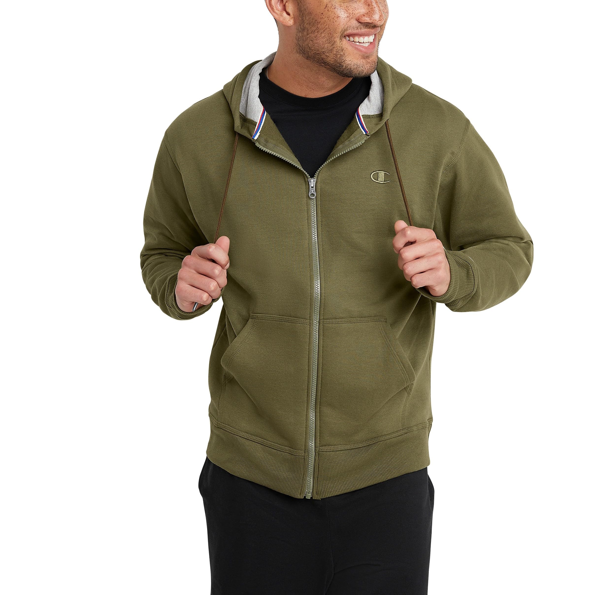 Champion Men's Zip-Up Hoodie, Zip-Up Hoodie Sweatshirt for Men (Reg. or Big & Tall) Image