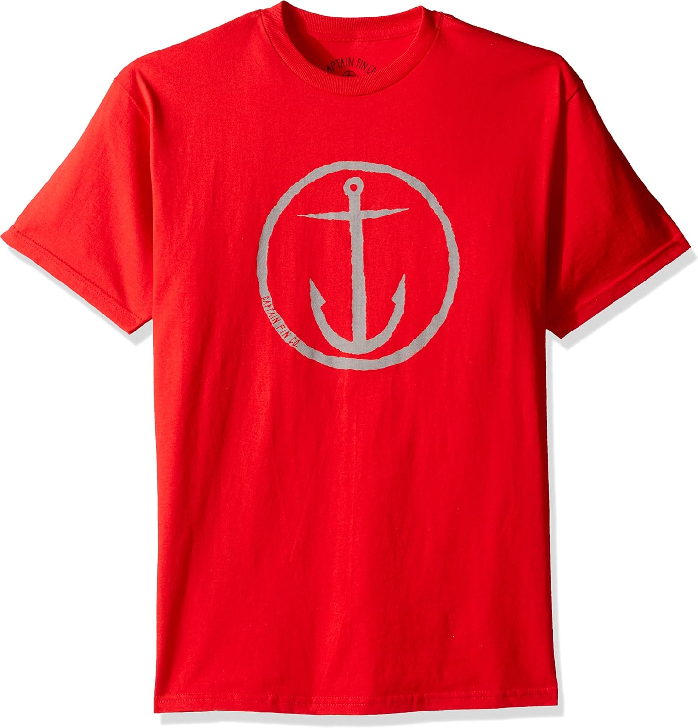 Amazon.com: Captain Fin Co. Men's Original Anchor Standard Tee Shirt, Red, Medium: Clothing