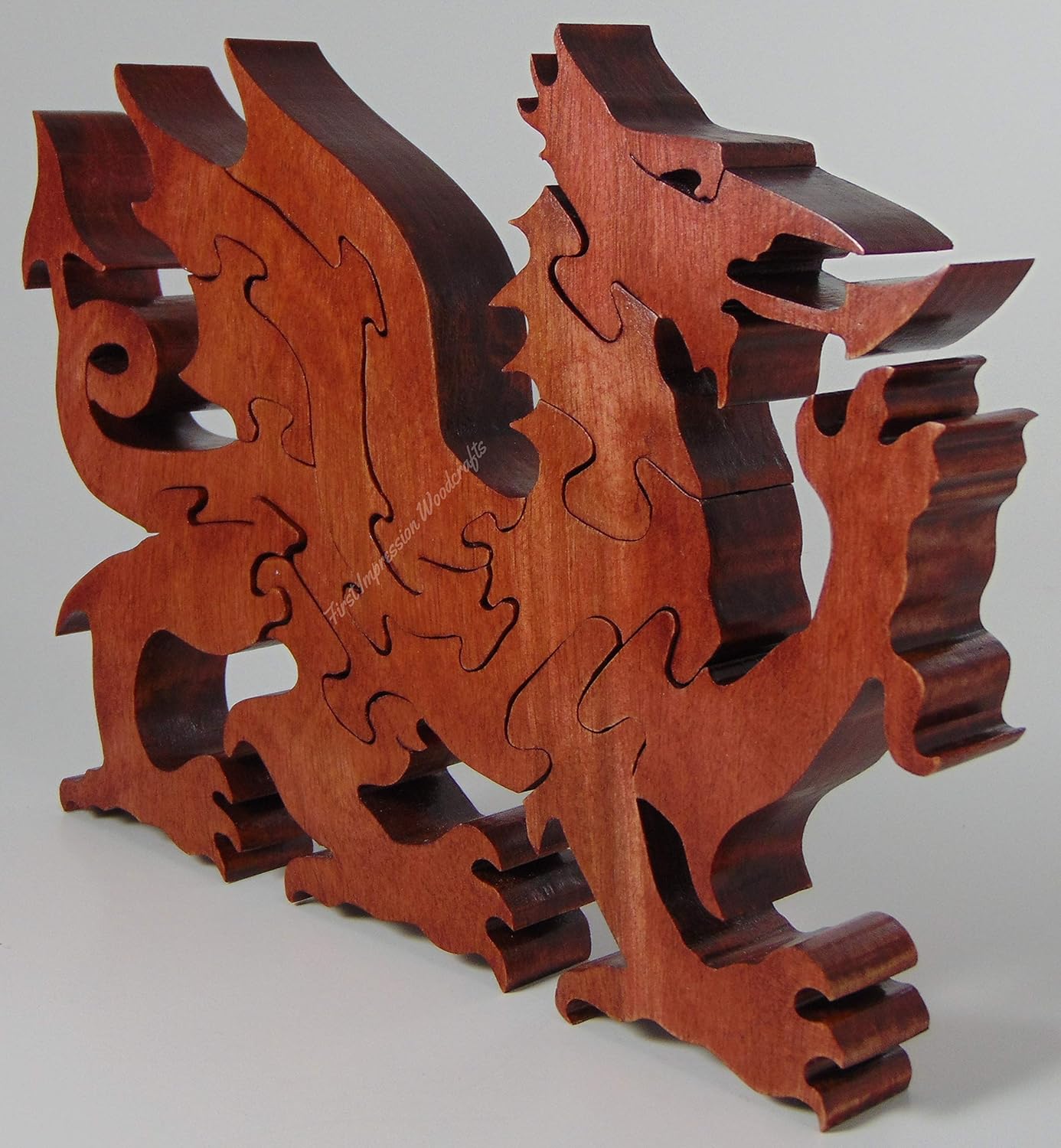 wooden dragon puzzle