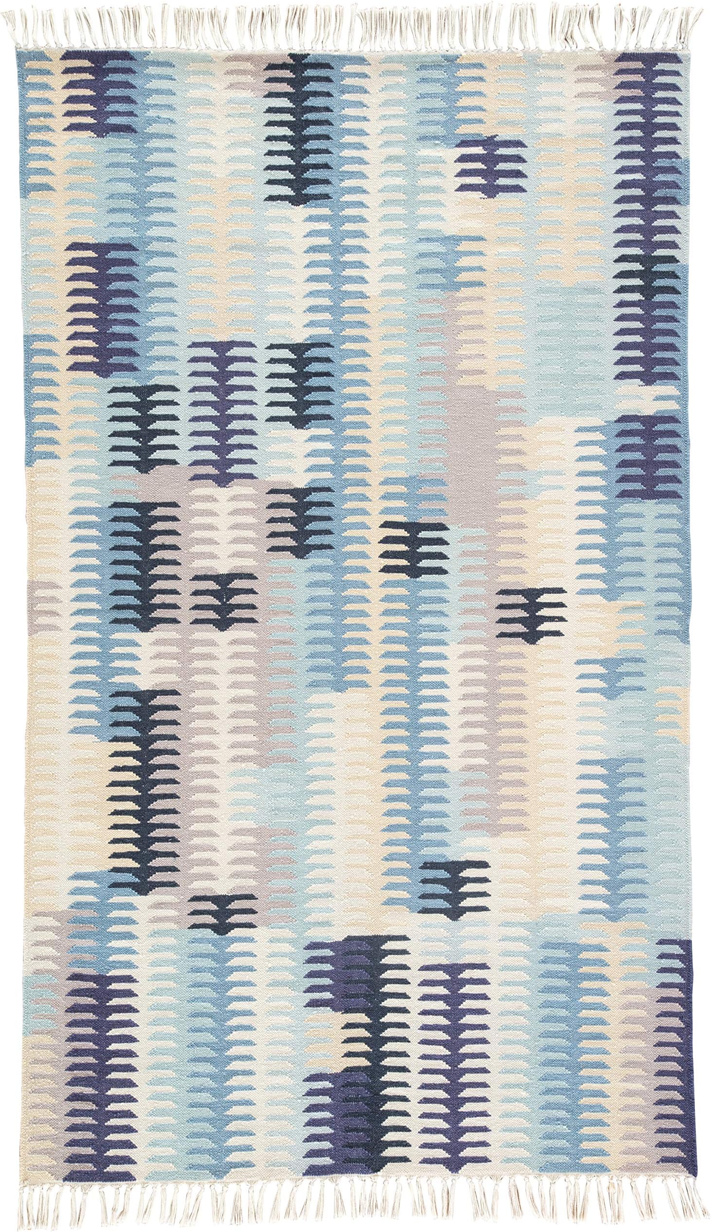 Jaipur Carver Area Rugs 5'X8' Blue, Gray