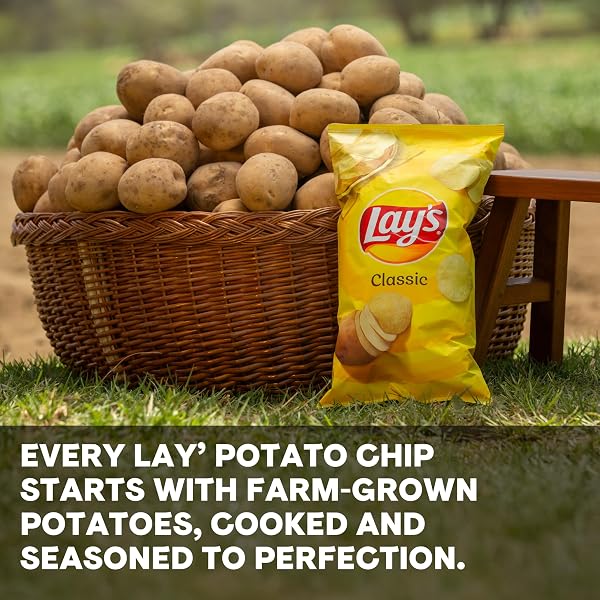 LAY’S POTATO CHIPS, CLASSIC, 1 OUNCE (PACK OF 40)