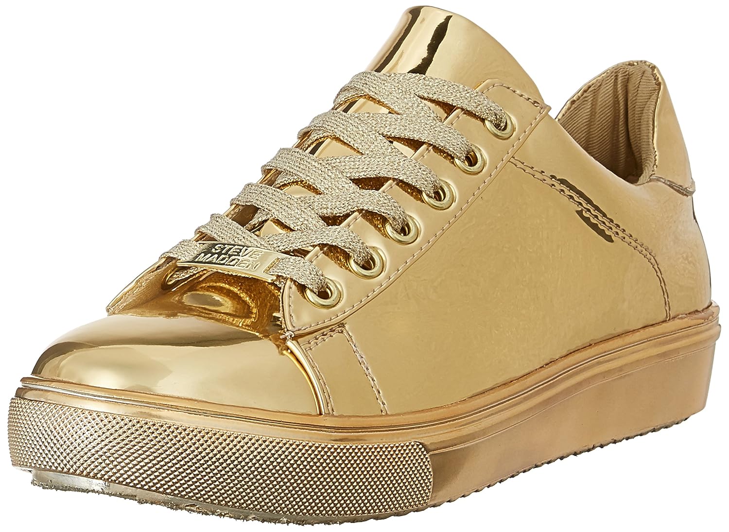 steve madden gold sneakers