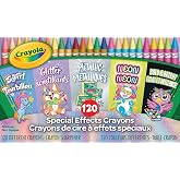 Crayola Special Effects Bulk Crayon Set (5 Pack), 24 Crayons for Kids, Coloring Supplies for Arts &amp; Crafts, Glitter, Pastel, Bold &amp; Bright, Neon, Metallic [Amazon Exclusive]