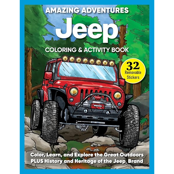 Amazon.com: Off-Road Coloring Book: 4x4 Muddy Adventures with
