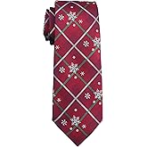 Secdtie Men's Classic Stripe Jacquard Woven Silk Tie Formal Party Suit Necktie