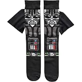 STAR WARS Darth Vader Caped Men's Crew Socks Shoe Size 6-12