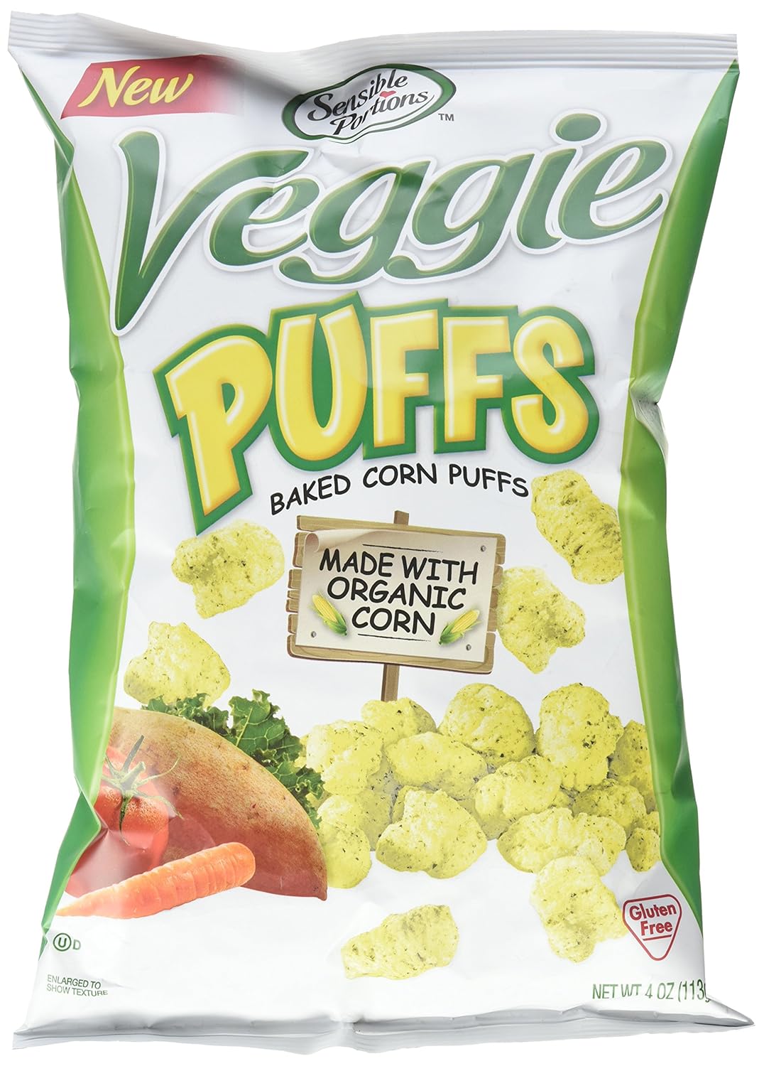 Sensible Portions Puffs, Veggie, 4 oz. Prime Pantry