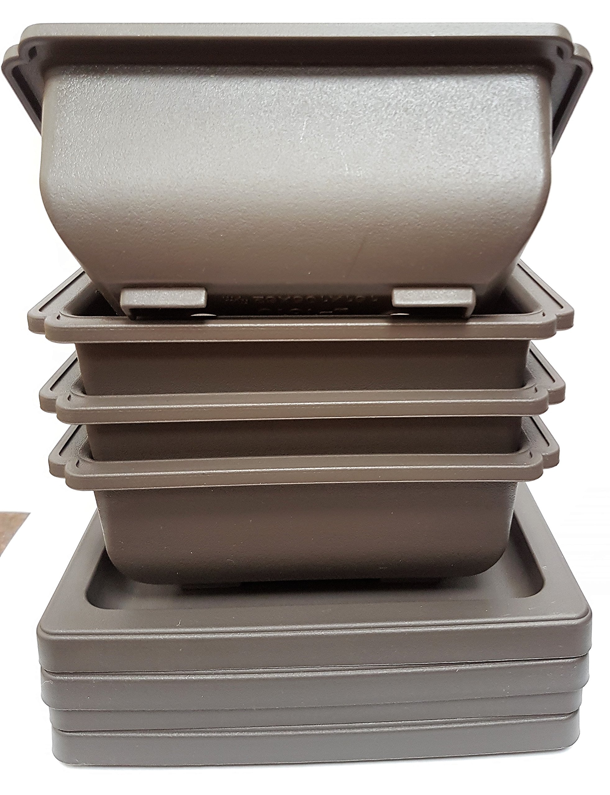 4 x 15cm Plastic Bonsai Pot with Matching Saucer