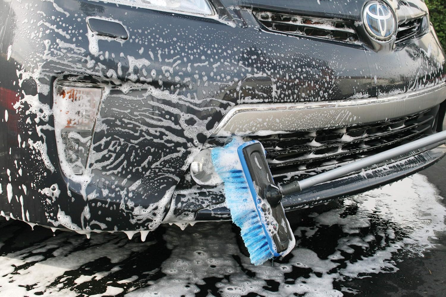 Carrand 93062 Deluxe Car Wash 10" Dip Brush with 65" Extension Pole: Automotive