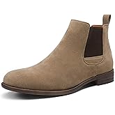 Jousen Men's Chelsea Boots Lightweight Casual Chukka Ankle Boots Classic Elastic Dress Boots For Men