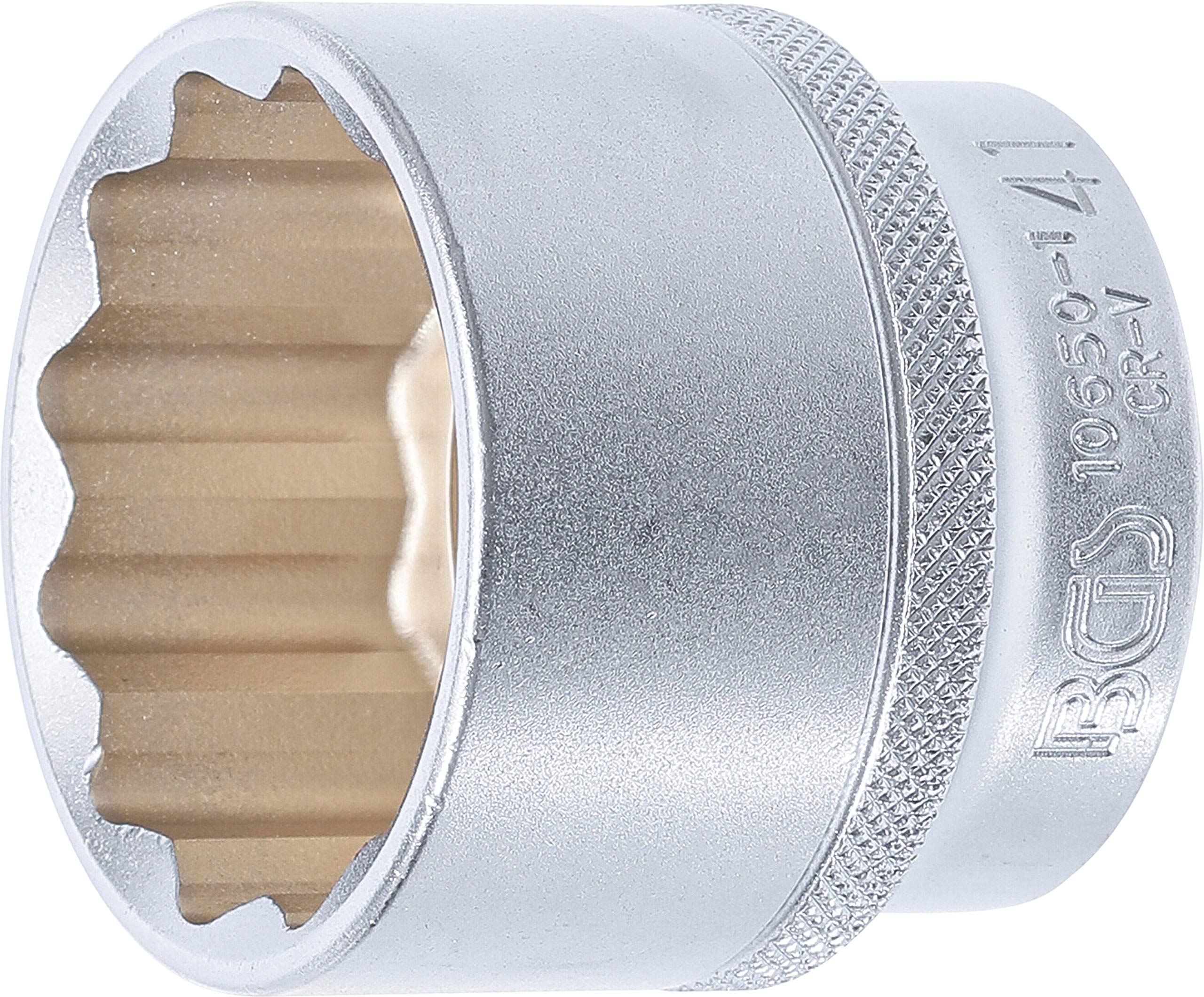 BGS 10650-1 | Socket, 12-Point | 12.5 mm (1/2") Drive | 41 mm