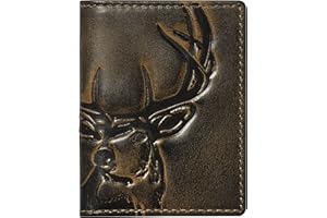 House of Jack Co. DEER Slim Card Wallet | Minimalist Card Case | Slim Front Pocket Card Holder | Handburnished Premium Leather