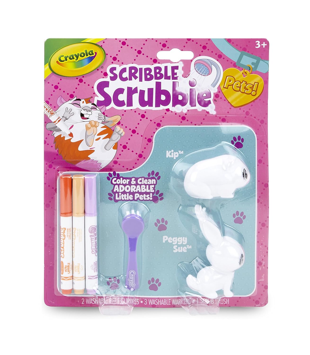 crayola color and wash animals