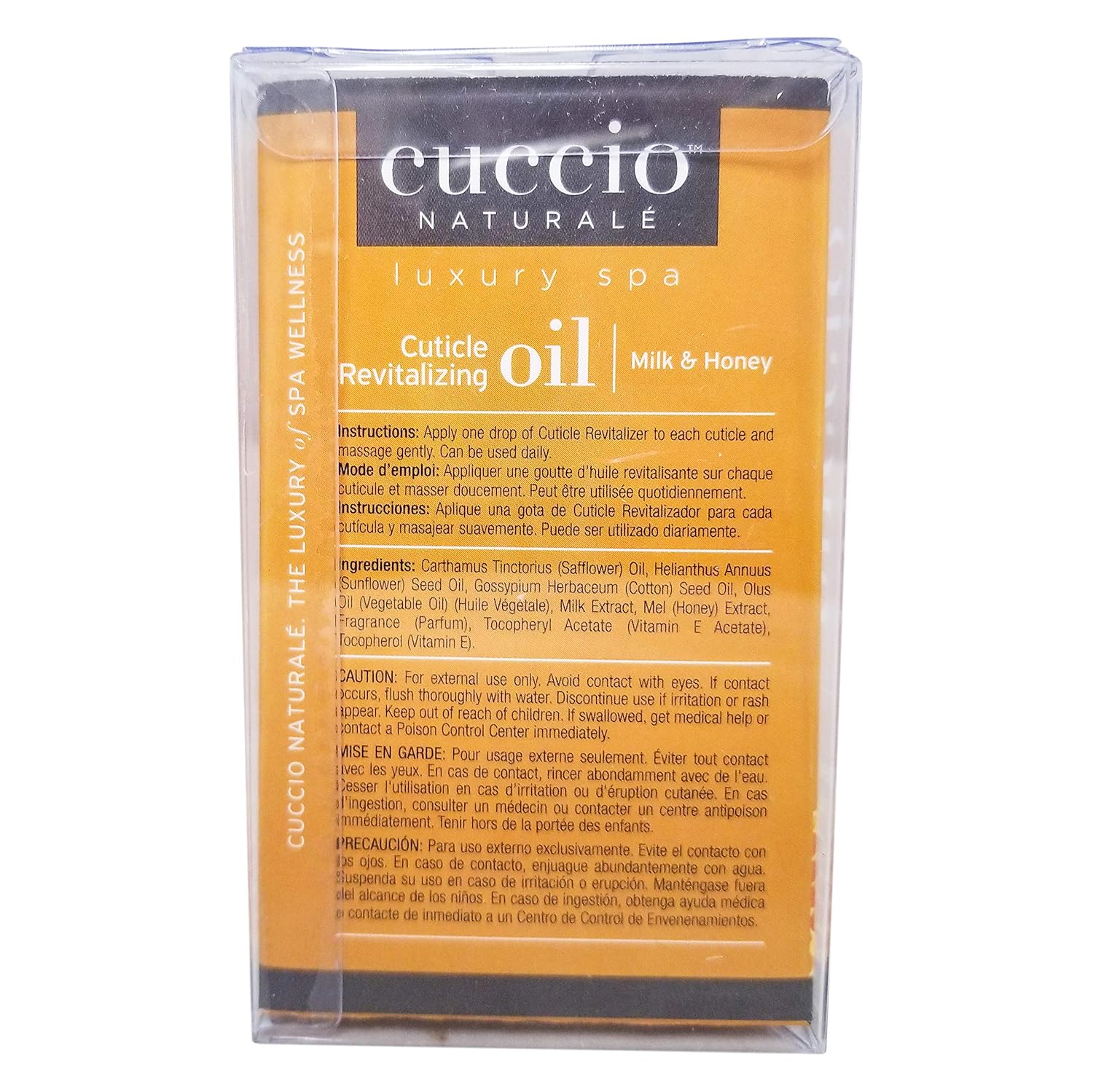 Cuccio Naturale Milk & Honey Manicure Revitalizing Cuticle Oil 2.5oz /73ml (Pack of 3): Beauty