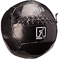 Fitness First Soft Wall Ball, 5-25 LBS, Durable Reinforced for Core Strength Building, Cardio