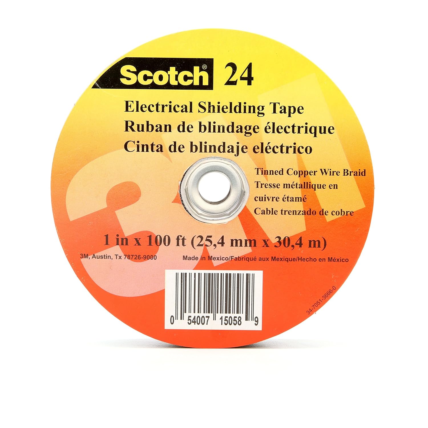 3M 24-1X100FT Scotch Electrical Shielding Tape
