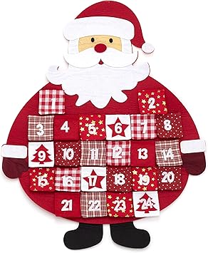 Hanging Felt Santa Father Christmas 