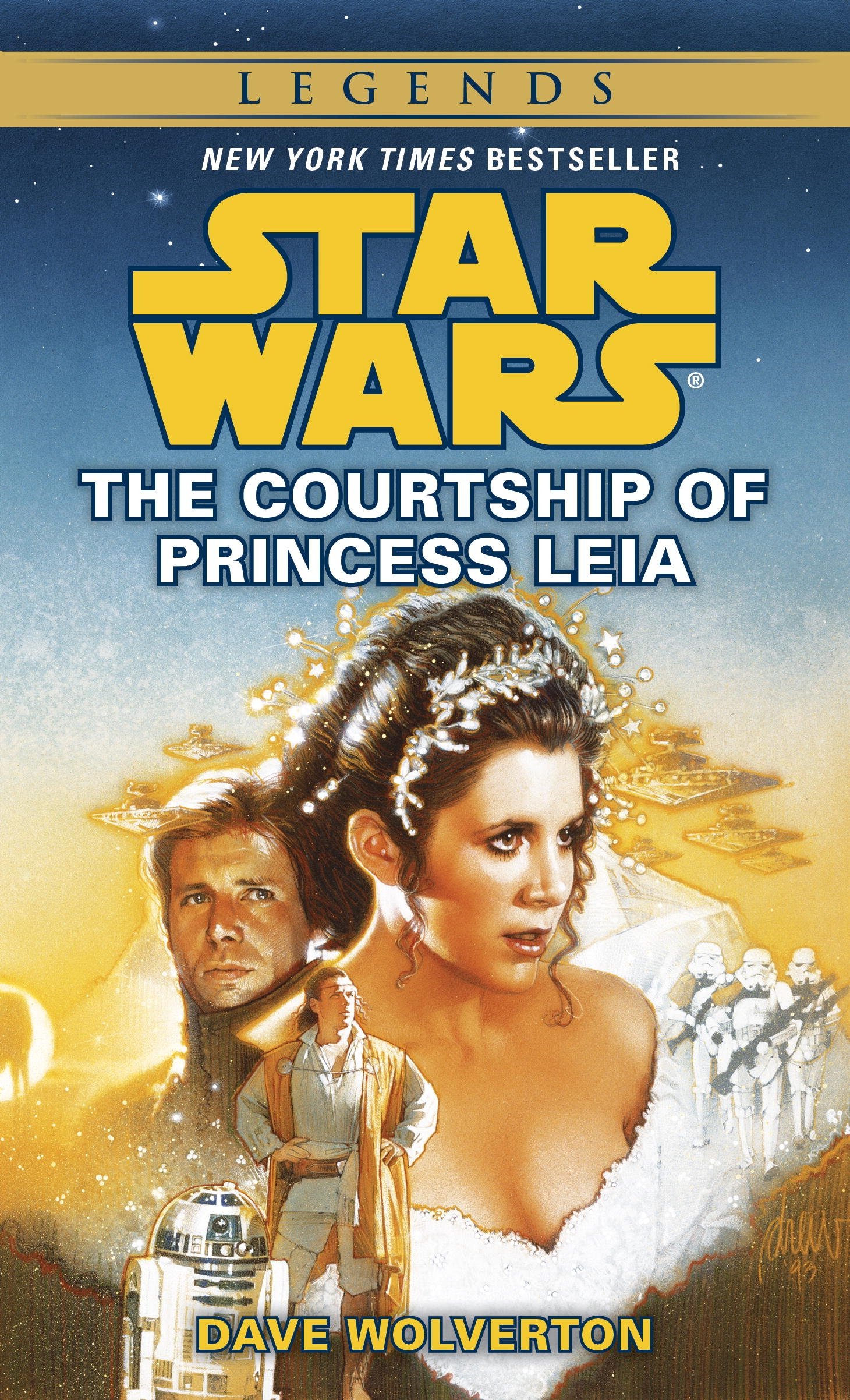 Amazon Com The Courtship Of Princess Leia Star Wars 9780553569377 Wolverton Dave Books