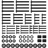 WALI Universal TV Mounting Hardware Kit Set Includes M4 M5 M6 M8 TV Screws and Spacer Fit Most TVs up to 80 inch (UVSP), Blac