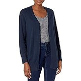Nautica Womens Nautica Women's Soft Open Front Long Cardigan