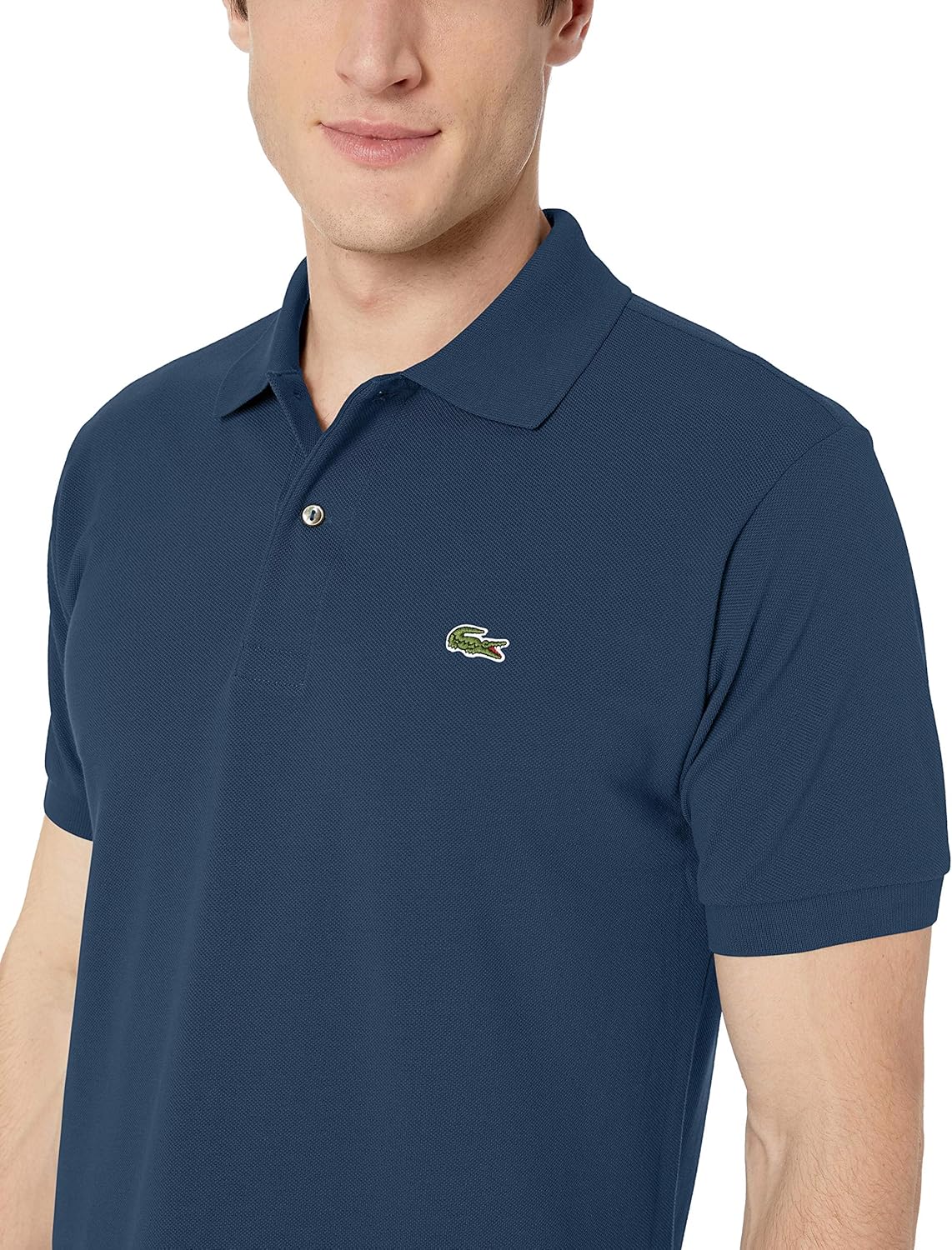Lacoste Men's Short Sleeve L.12.12 Pique Polo Shirt at  Men’s Clothing store