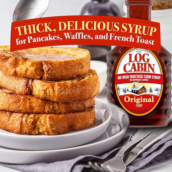 LOG CABIN ORIGINAL PANCAKE SYRUP, 24 FL OZ