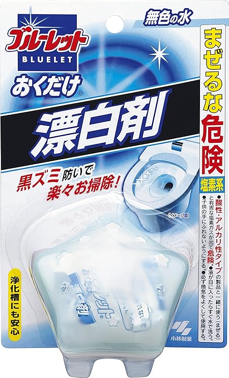 Amazon ブル レットおくだけ漂白剤 トイレタンク洗浄剤 本体 無色の水 30g ブルーレットおくだけ トイレ洗剤