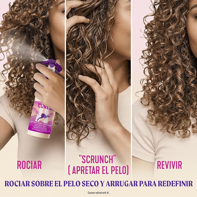 Spray Anti-Frizz Defined Curls, Revive Curly Hair, 200ml