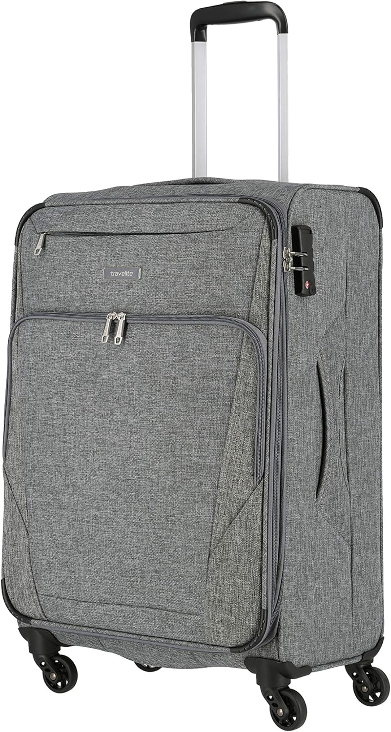 Travelite Jakku Travel Luggage 67 cm, Charcoal (Grey) 9254804