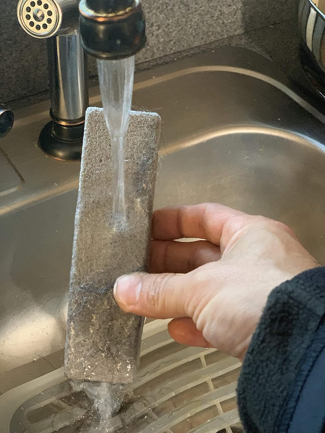 Fur-Get-About-It Pet Hair Remover For Laundry Furniture And Automotive - Dog Hair Remover And Cat Hair Remover - Pumice Stone Is The Ultimate Fur Remover Tool - Best Lint Brush Alternative (2-Pack)