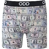 Odd Sox Men's Funny Underwear Boxer Briefs Cash Money Bills Graphic Print