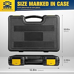 BLACKROBOT 1/2" Drive Impact Socket Set Glossy