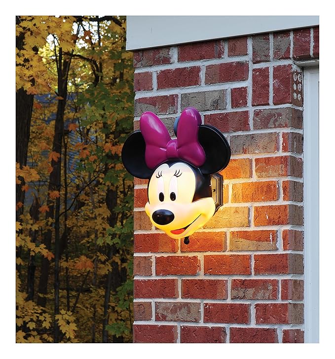 Disney Minnie Mouse Porch Light Cover Wall Decoration Outdoor