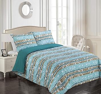 Tims Textiles Bettwasche Set Bedruckt Und Wendbar 3 Teilig