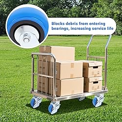 W B D WEIBIDA 4 Inch Heavy Duty Casters, Smooth