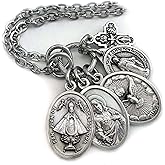 Virgen de San Juan de los Lagos Necklace, Keychain or Clip, Blessed Mother, Our Lady Gift