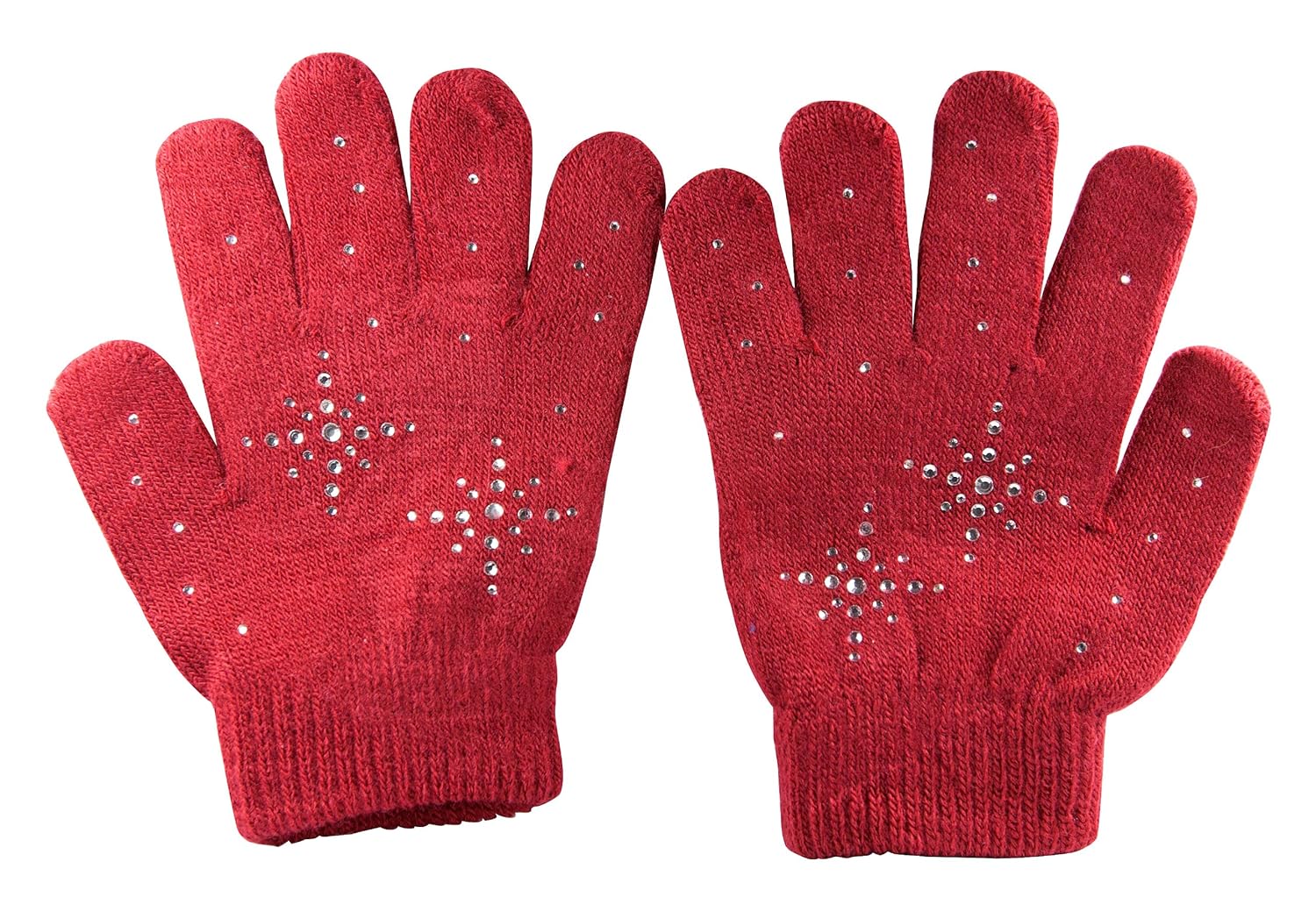 Fashion Every Day Girls Ice Skating Gloves/Magic Stretch