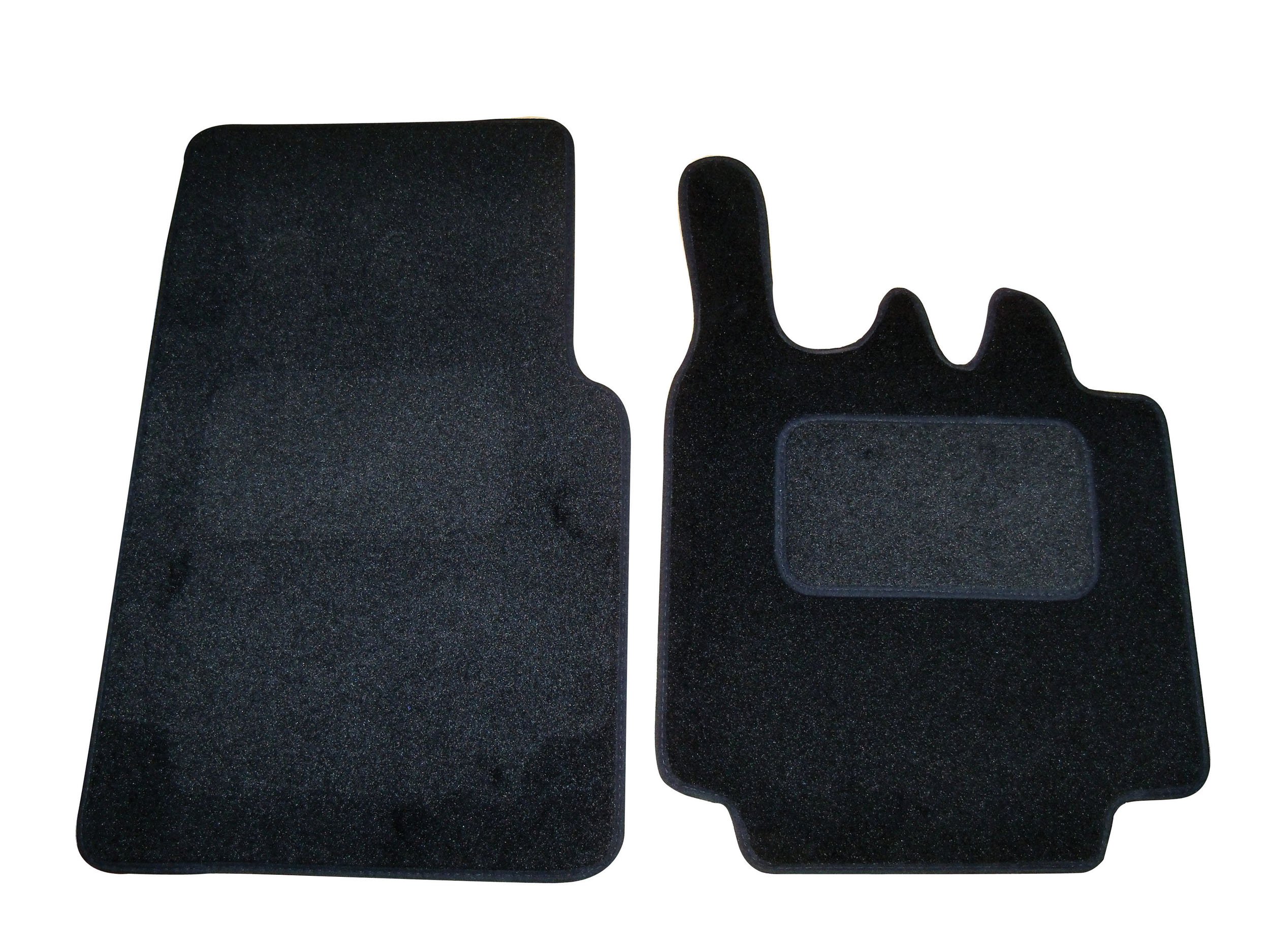 Sakura Car Mats for Smart Fortwo Fits 1998 to 2011 Models - Black
