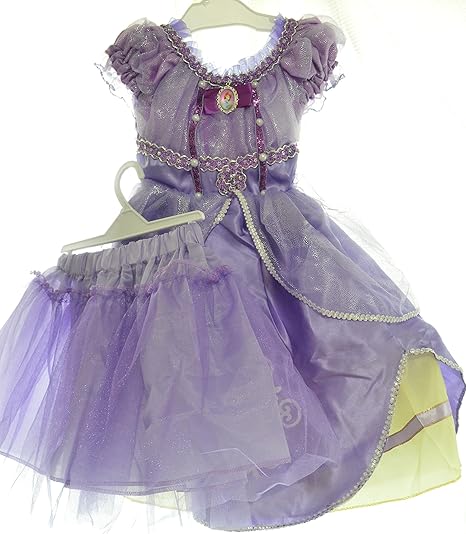 Amazon 3点セット プリンセスなりきり 子供 ドレス キッズ 子ども お姫様 ワンピース お姫様ドレス 女の子 なりきり キッズドレス ちいさなプリンセス ソフィア 130 キッズコスチューム おもちゃ