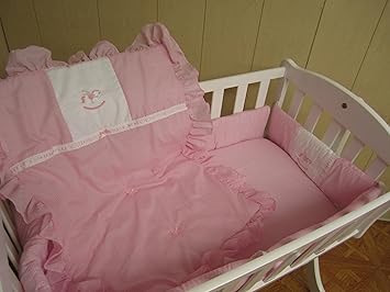 swinging crib bedding sets pink