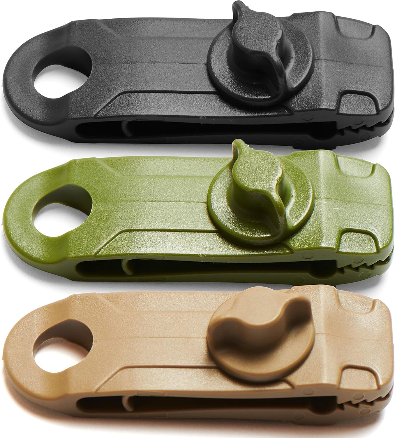 Tarp Clips Heavy Duty Lock Grip in a Variety of Colors - Weatherproof Material & Multi Purpose Tarp Tie Down Clamps are Great for Camping, Tents, Boating, Hunting, Above Ground Pool Cover - - 
