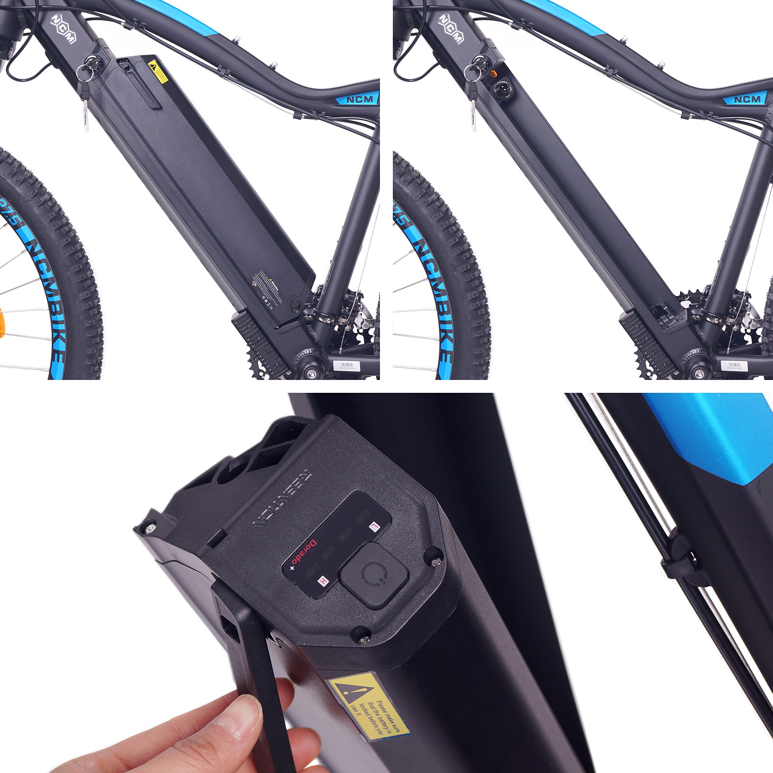 Ncm Moscow Plus Electric Mountain Bike 768 Wh 48v 16ah