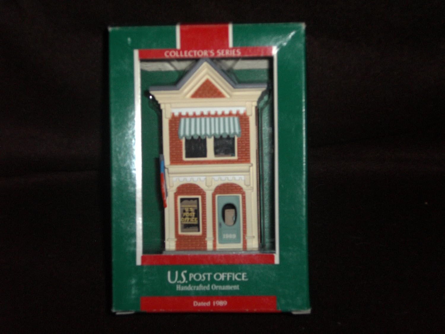 Hallmark 1989 U.S. Post Office Handcrafted Keepsake Ornament Collector's Series