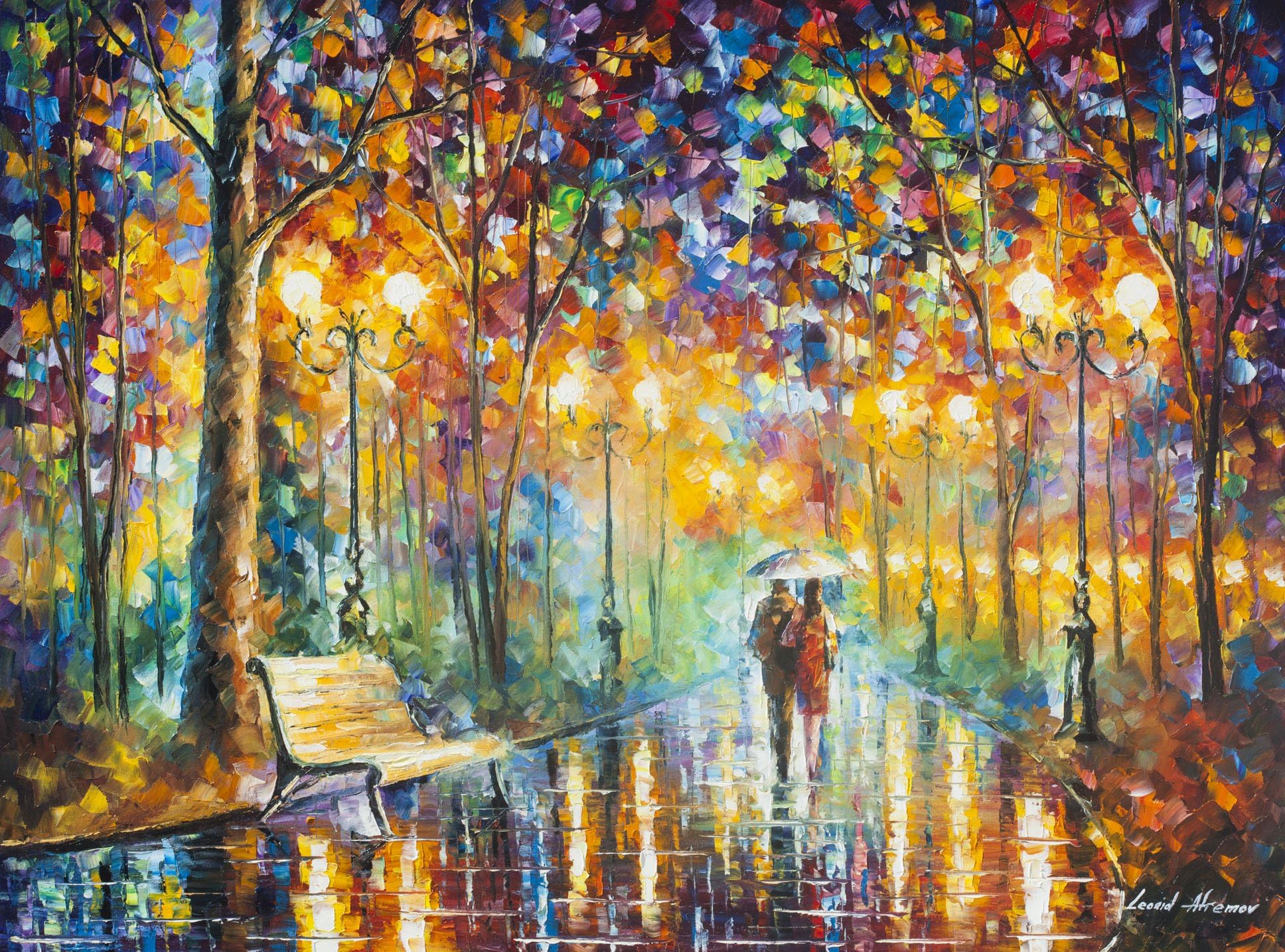 RAINS RUSTLE 3 (30 x 40) - Giclee on Canvas