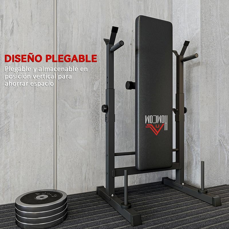 Supino de supino multifuncional de peso dobrável 220 kg